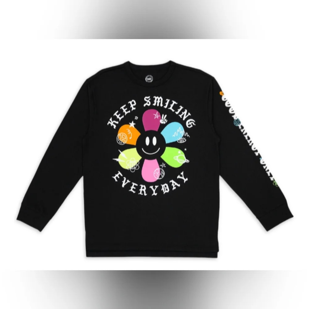 Wonder Nation Boys Long Sleeve Elevated T-Shirt Size XL (14-16) Husky NWT